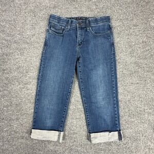 Levi's 525 Perfect Waist Crop Jeans Womens 4 Blue Med Wash 29x20 Stretch Denim